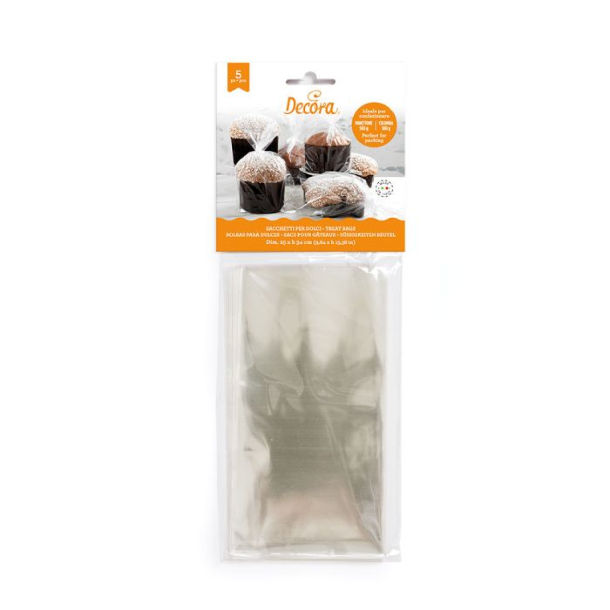 BUSTE PER ALIMENTI PZ5 CM25X34 0856003