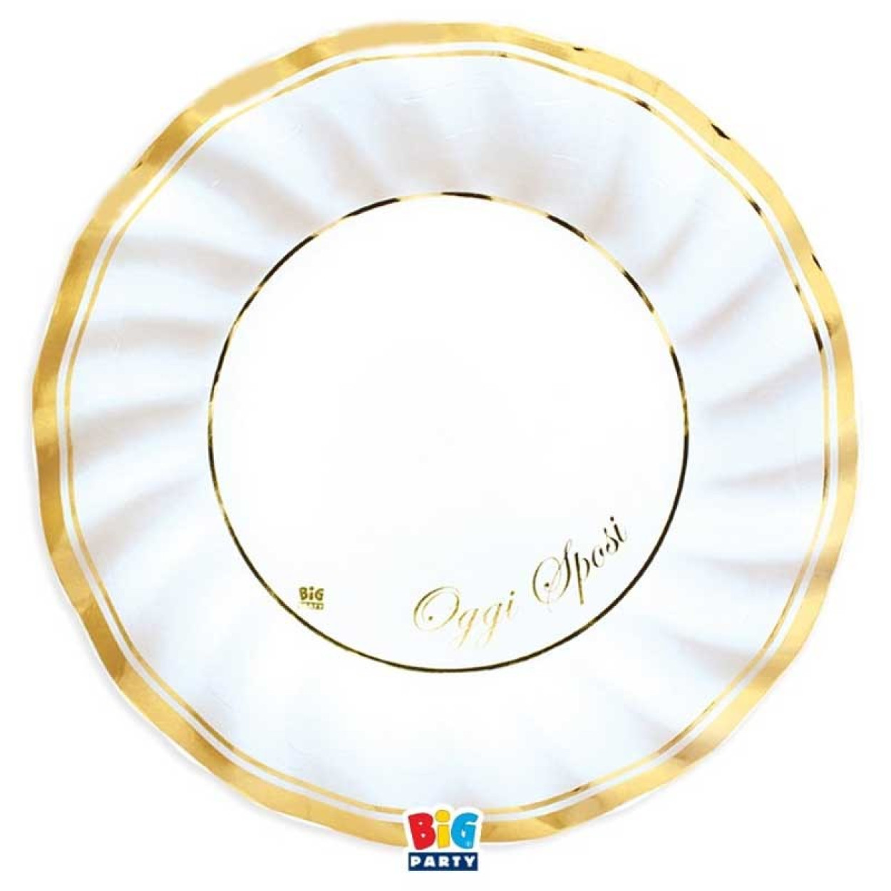 6 PIATTI CM25 SPOSI CLASSIC GOLD 76284