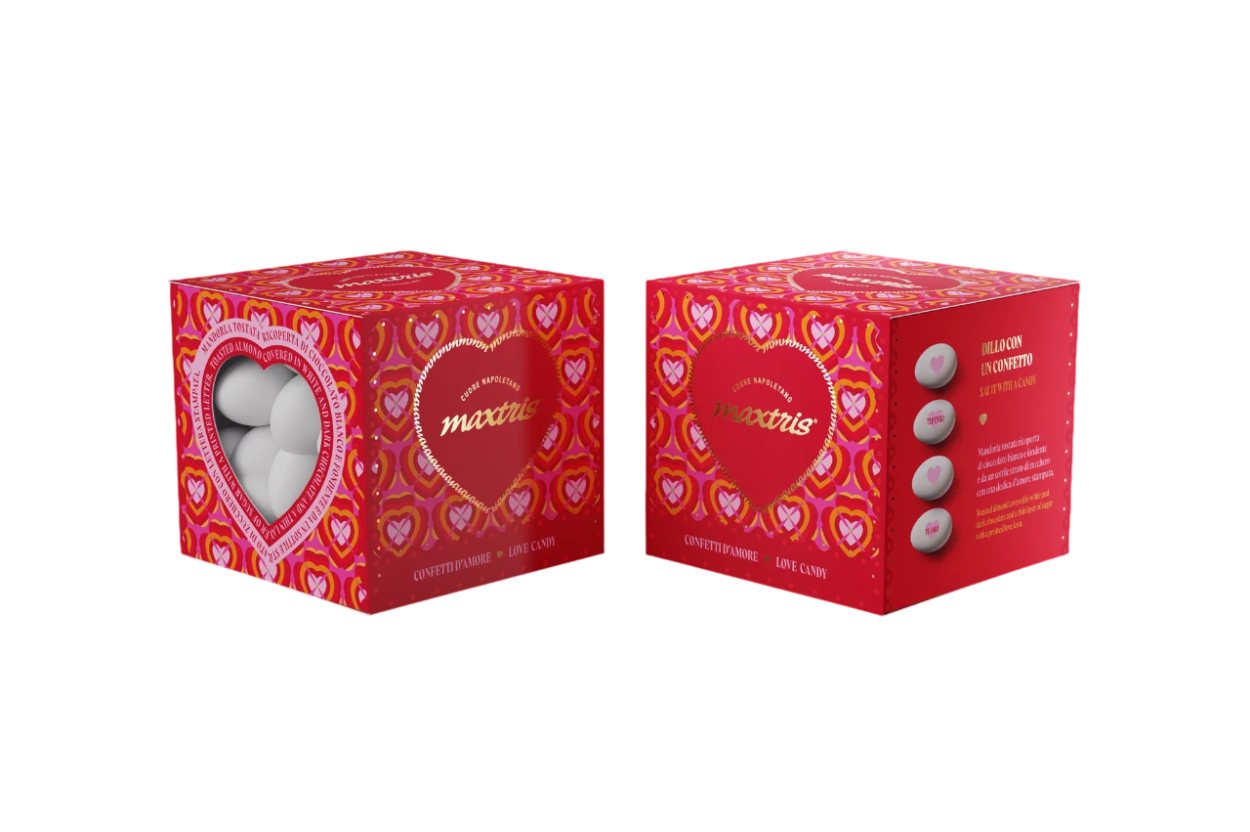 CONFETTI SAN VALENTINO CTCUBLOVE200 CON FRASI ASSORTITE 200GR 30PZ