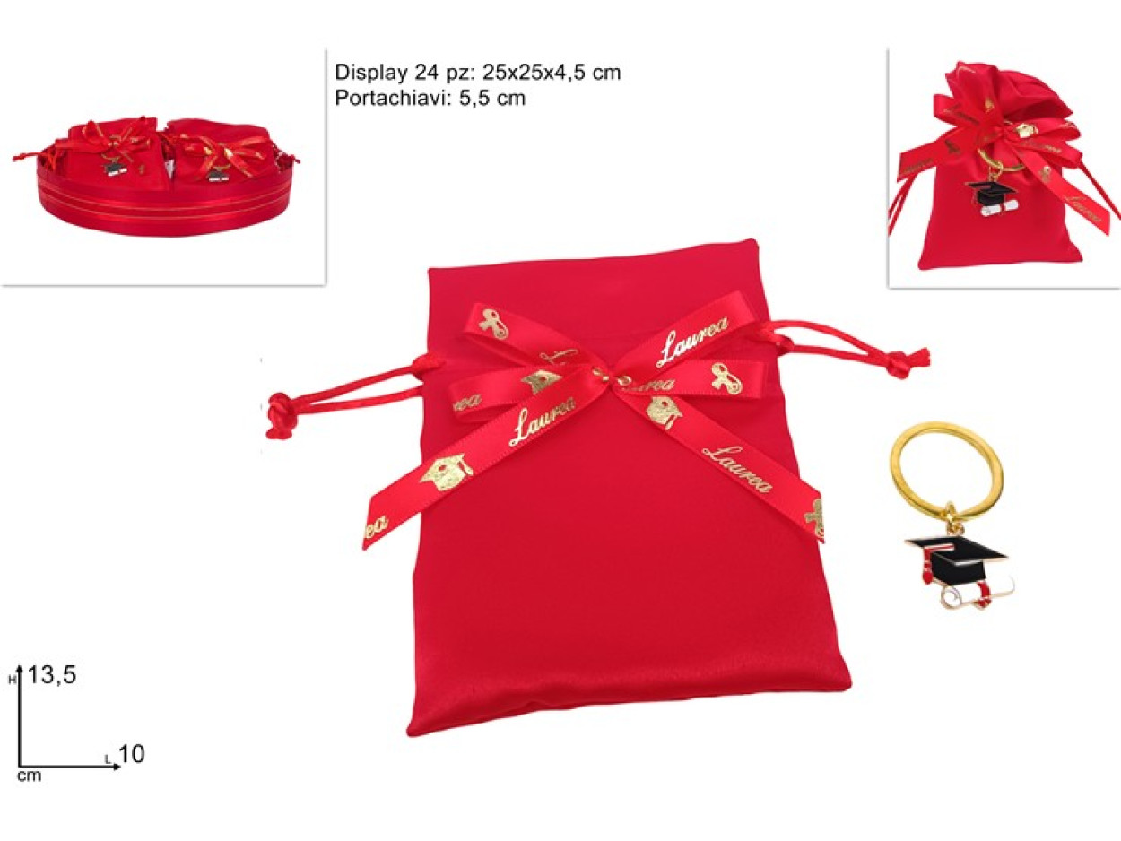 SET 24 SACCHETTI RASO CON CONTENITORE 666340
