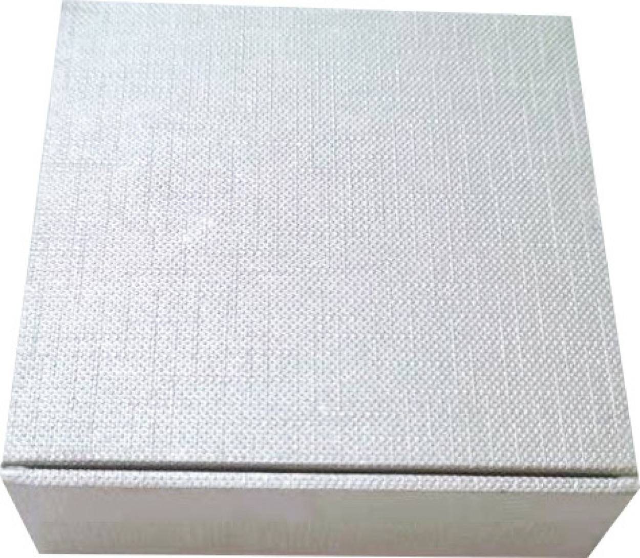 SCATOLA TRAMATA PLATINO 8X8X3 E058