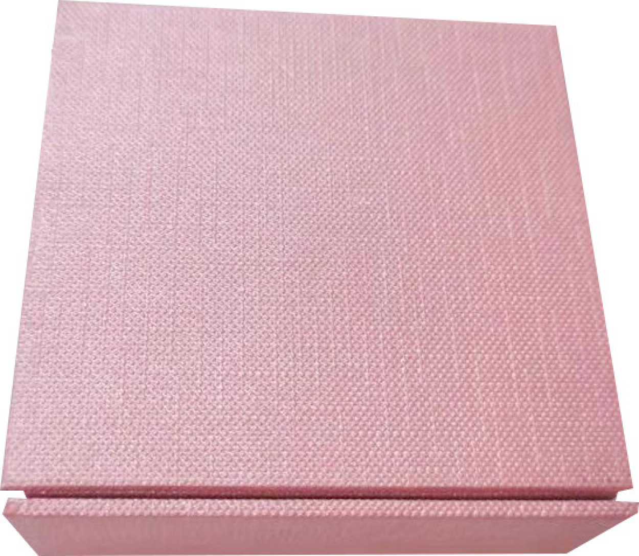 SCATOLA TRAMATA ROSA 8X8X3 CM E059