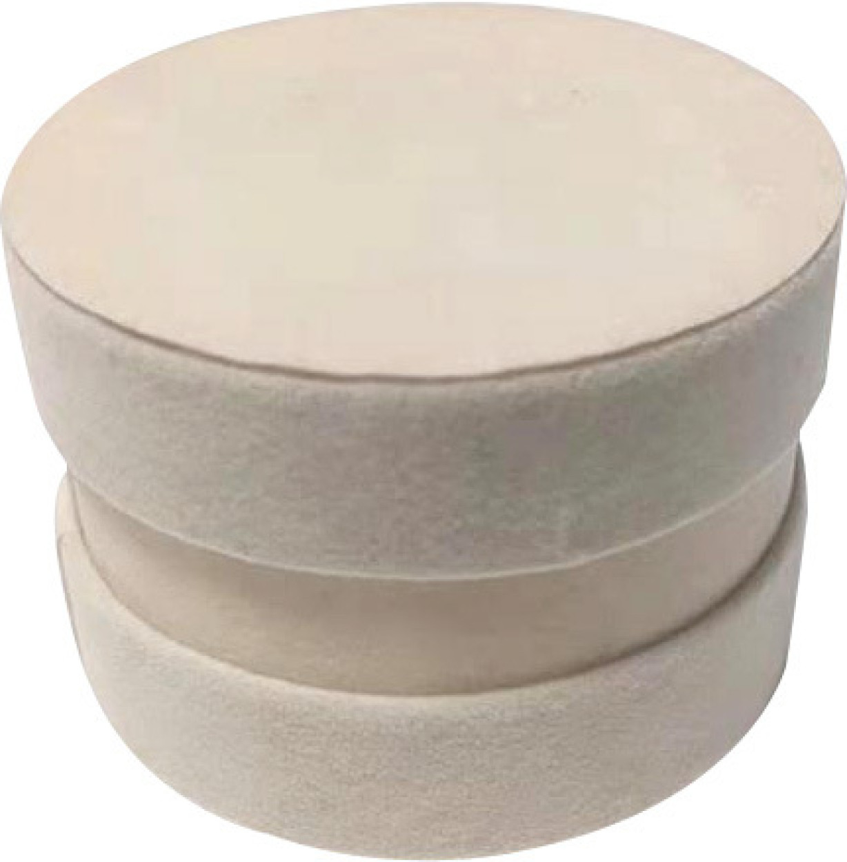 SCATOLA VELLUTO TONDA CIPRIA 8X5 CM E075