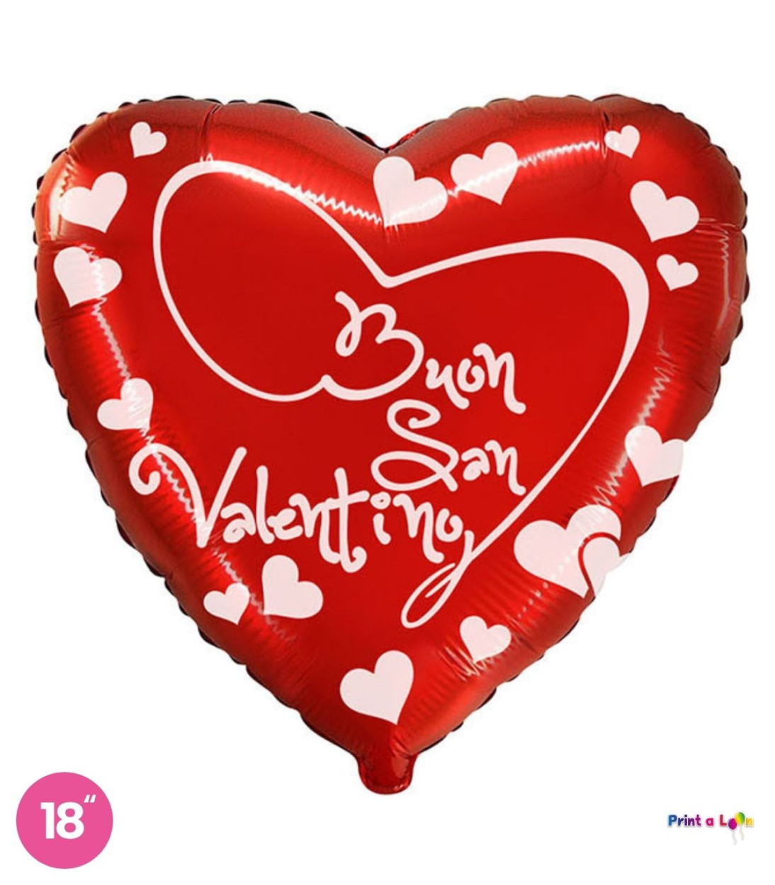 FOIL 18 CUORE BUON SAN VALENTINO PAL4170-18 11028