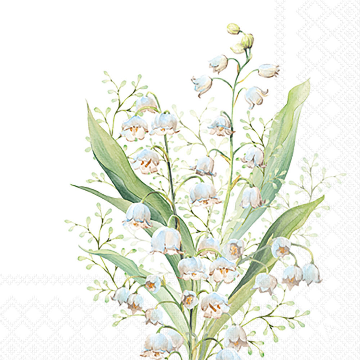 TOVAGLIOLI 25X25 LILY OF THE VALLEY 12519550