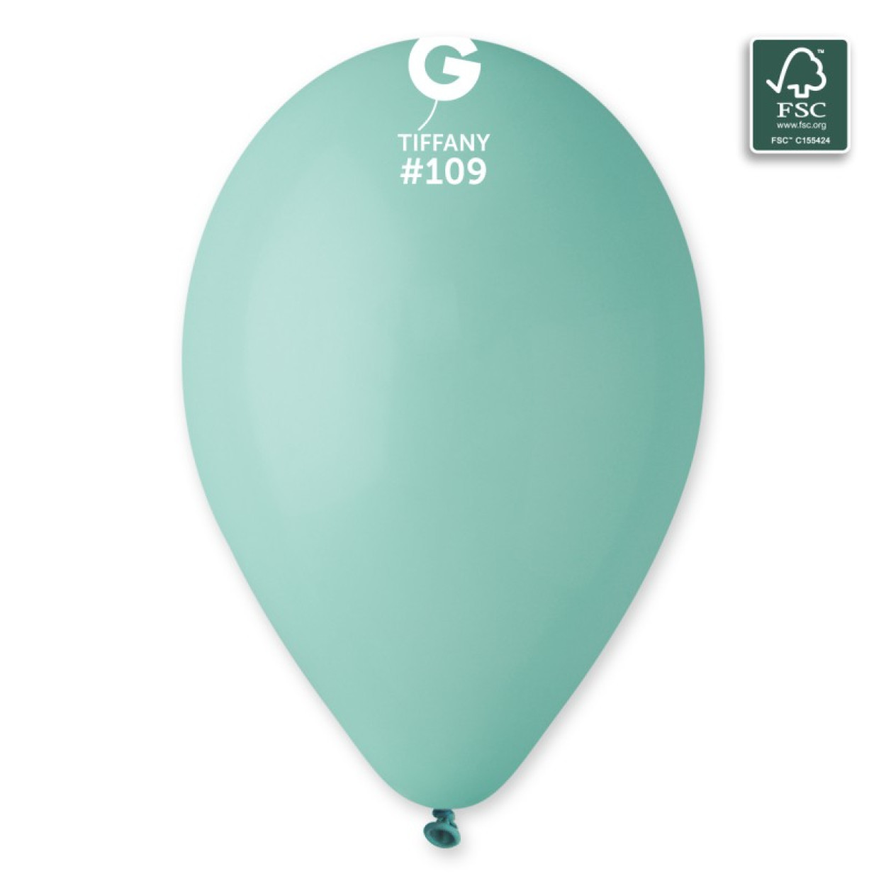 CONFEZIONE 25 PALLONCINI 19" LATTICE G150 TIFFANY 109