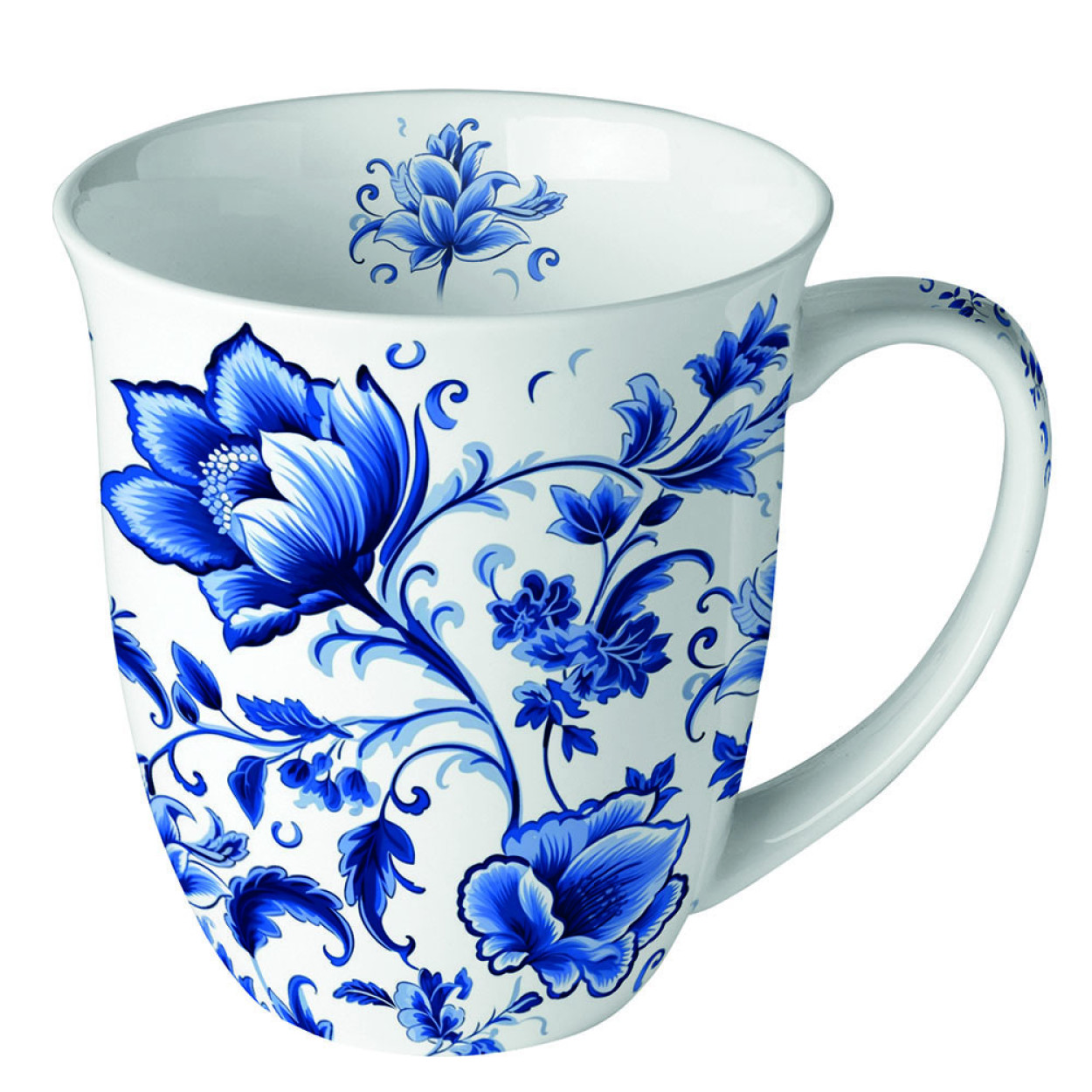 TAZZA CERAMICA DELFT BLUE FLORALS 18420775