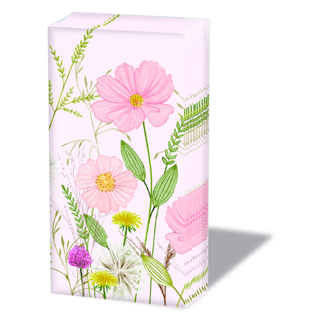 FAZZOLETTI PASTEL FLOWERS PINK 12220345
