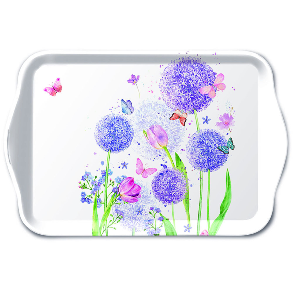 VASSOIO MELAMINA 13X21 FLOWER BEAUTY 13719325