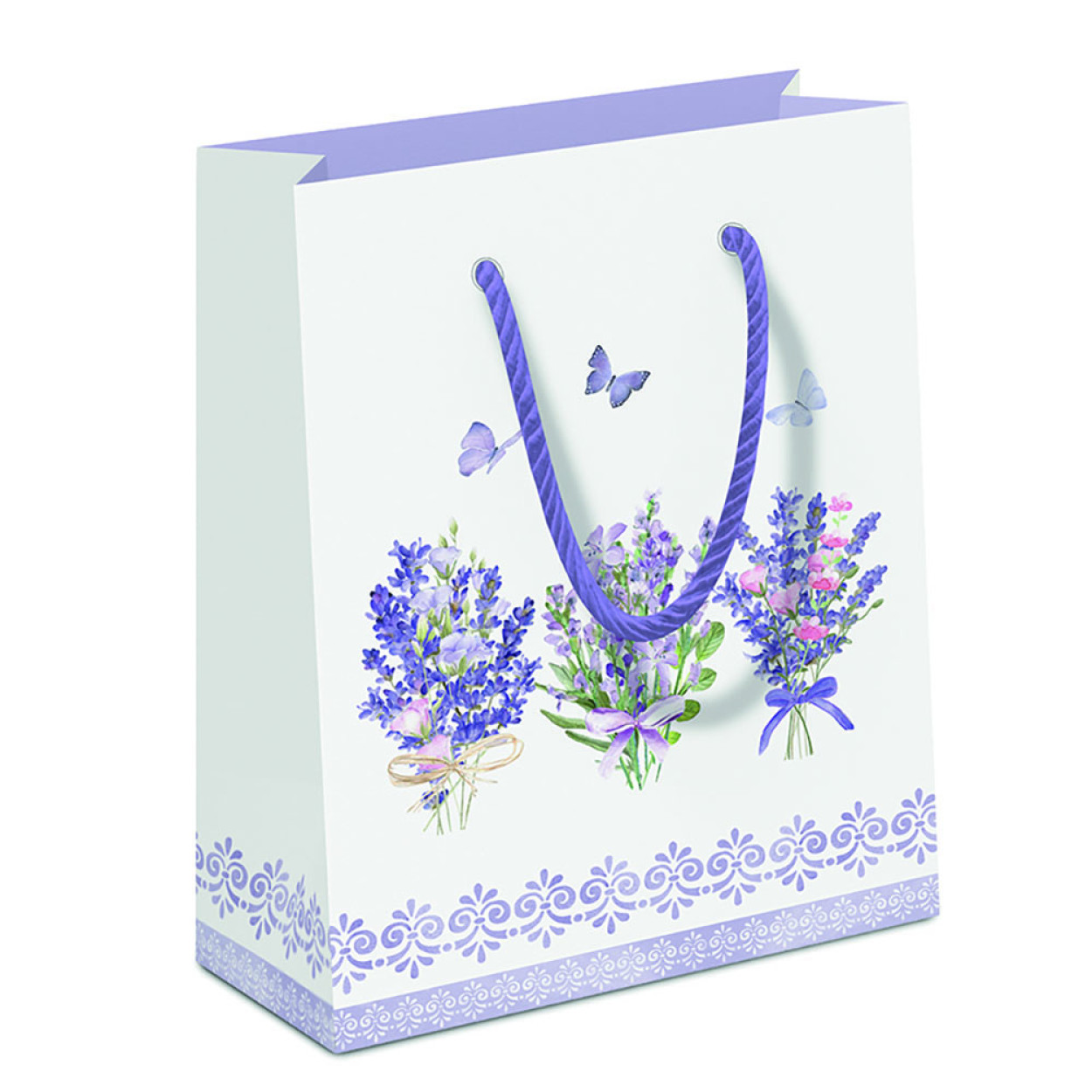 BUSTA REGALO LOVELY LAVANDER WHITE 11219735