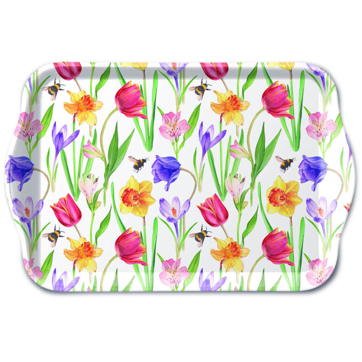 VASSOIO MELAMINA 13X21 FLOWERS IN SPRING 13720350