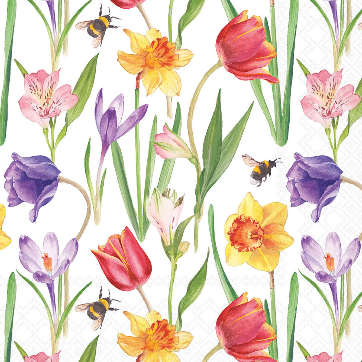TOVAGLIOLI 25X25 FLOWERS IN SPRING 12520350