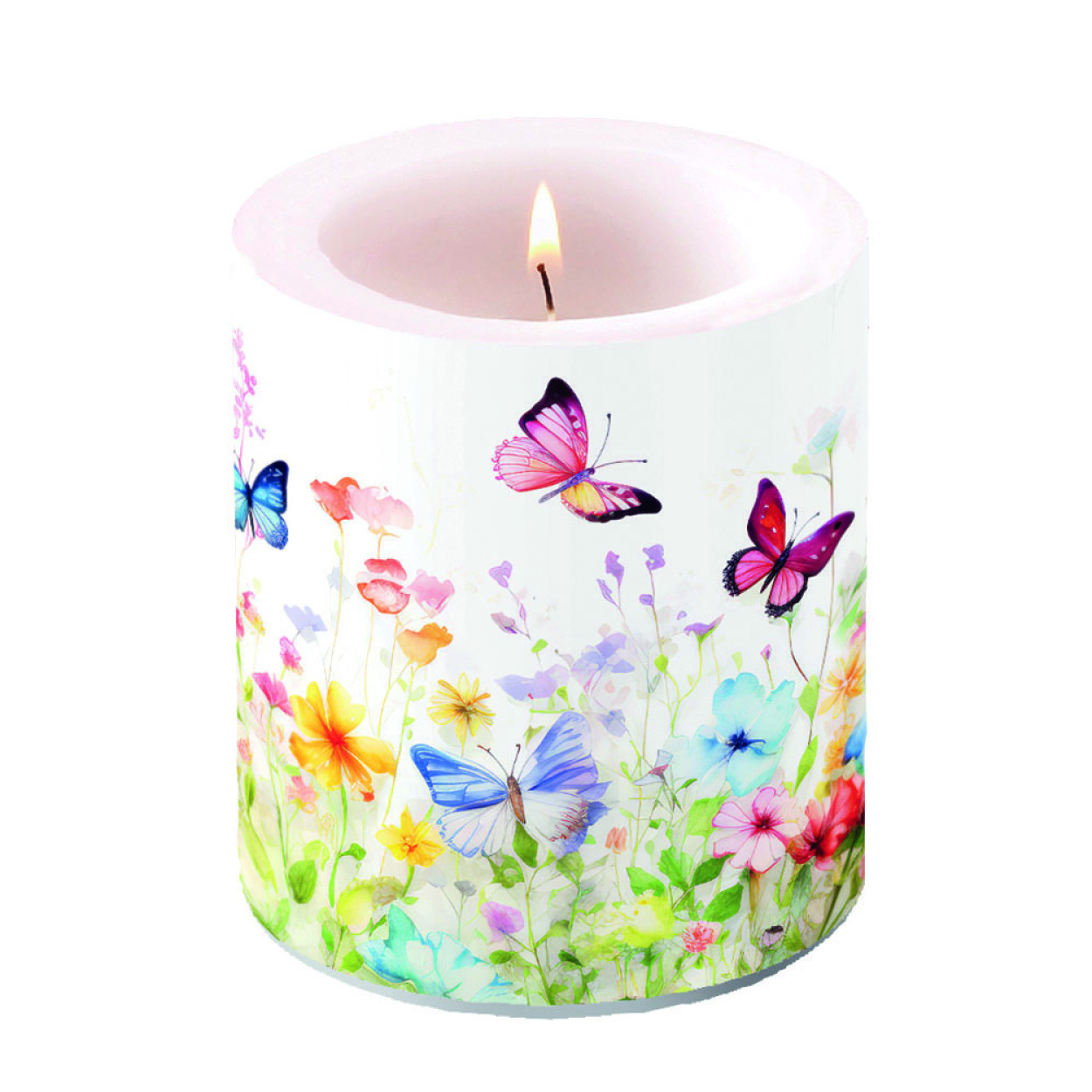 CANDELA MEDIA BUTTERFLIES IN FIELD WHITE 19320410