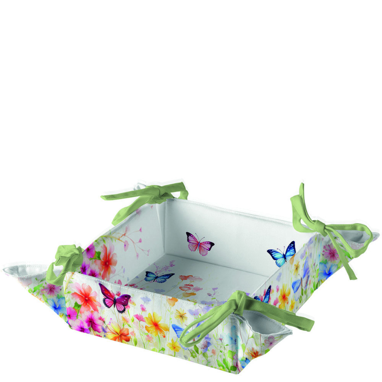 CESTINO DEL PANE BUTTERFLIES IN FIELD WHITE 16920410