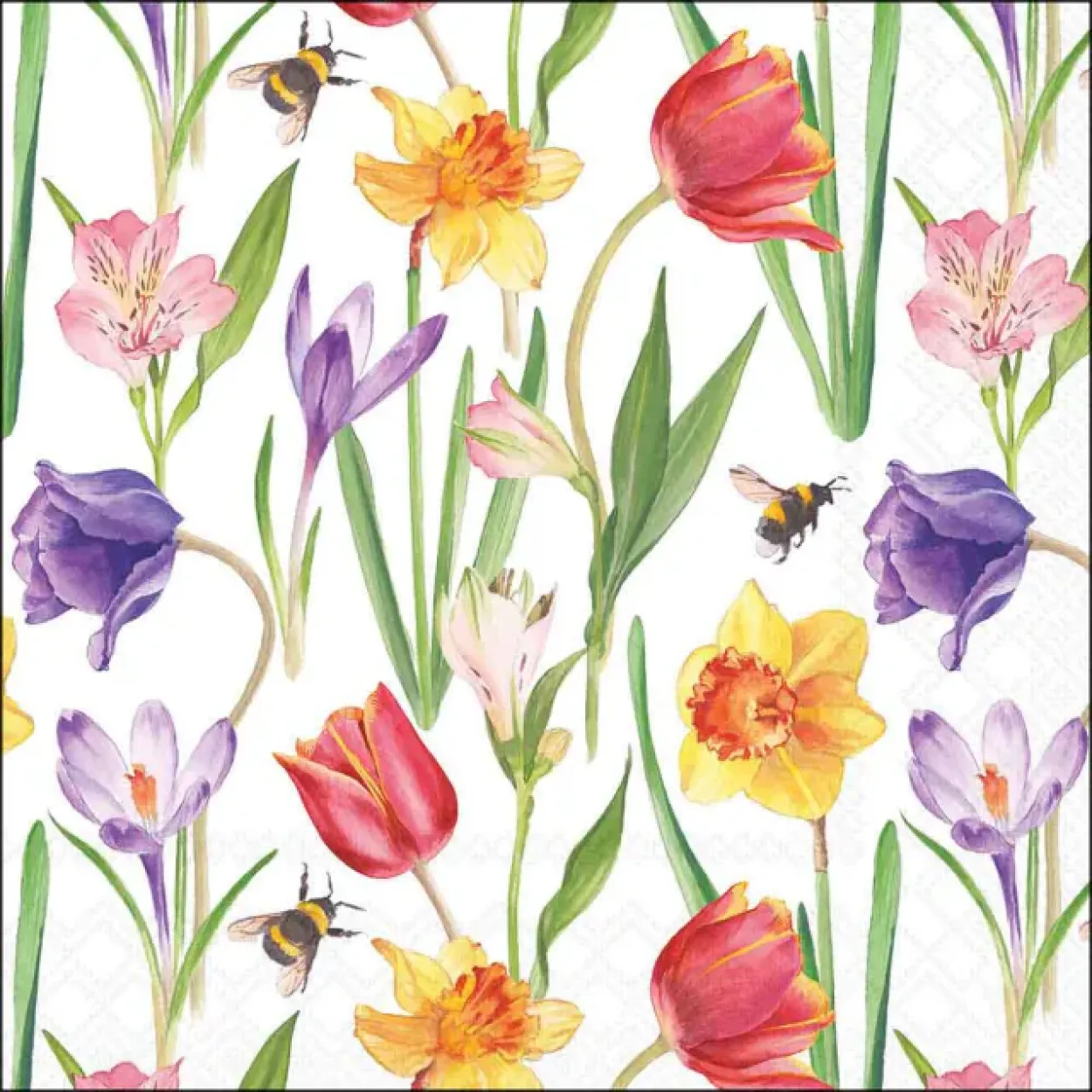 TOVAGLIOLI 33X33 FLOWERS IN SPRING 13320350