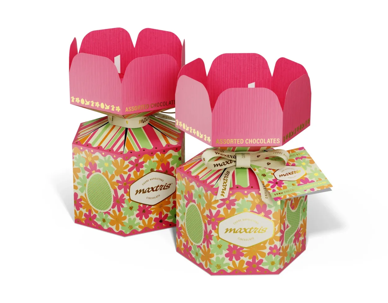 CONFEZIONE MEZZA CARAMELLA CIOCCOLATTINI PASQUA BOULE MAXTRIS 70GR PASCARAM70