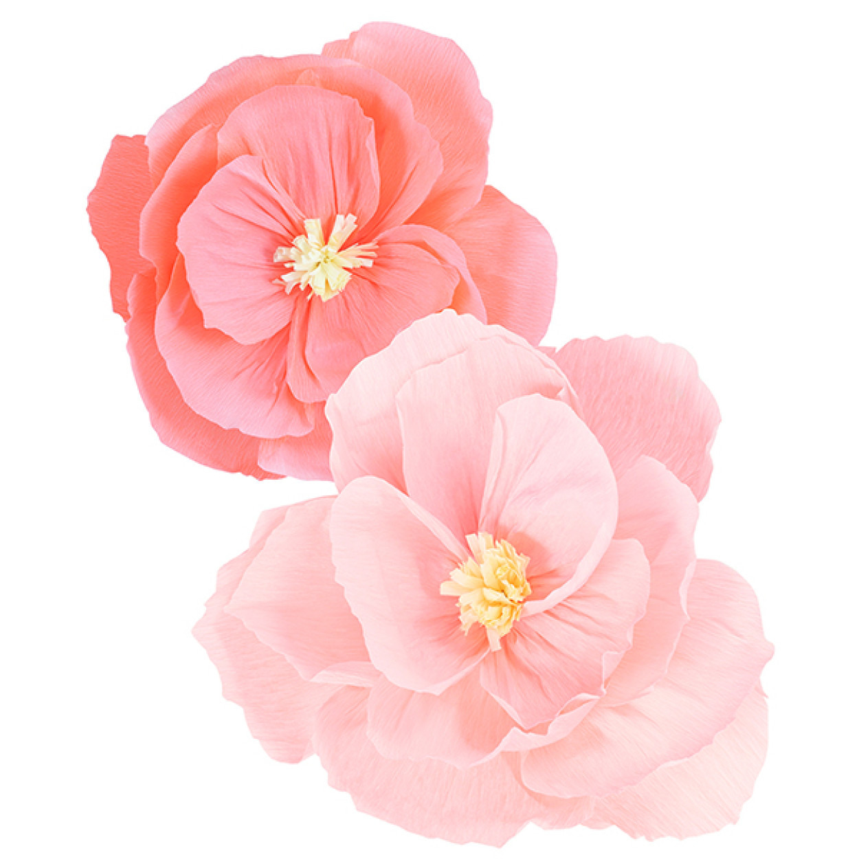 2 FIORI IN CARTA ROSA 40-50 CM 40760