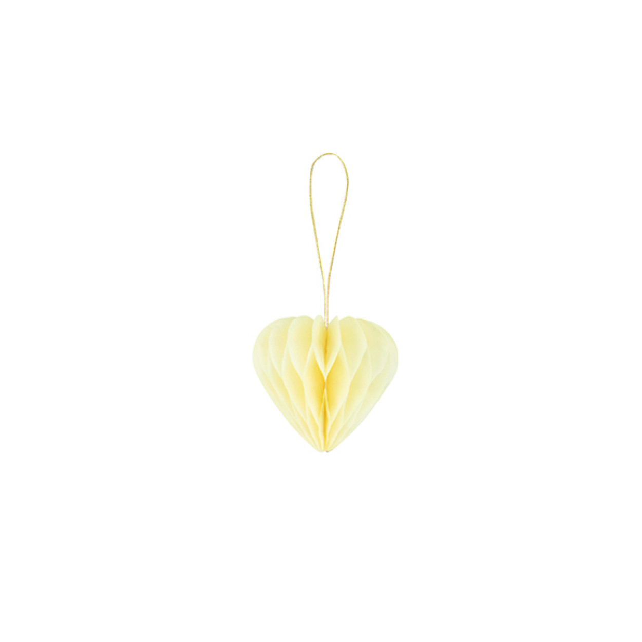 4 CUORI IN CARTA AVORIO 6 CM 40723