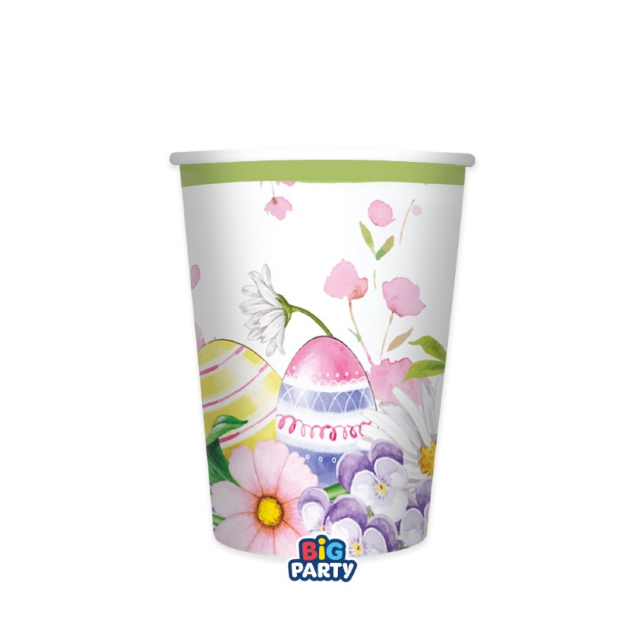 6 BICCHIERI FLORAL EASTER 76778