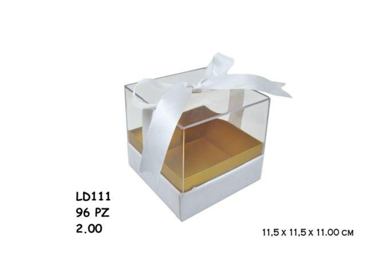 SCATOLA PVC BIANCA 11.5X11.5 LD111
