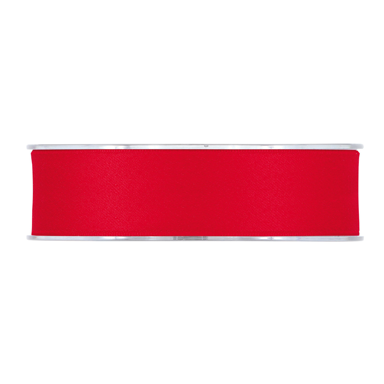 NASTRO MATT DOUBLE SATIN MM25X15MT RED 3809M 08 11234