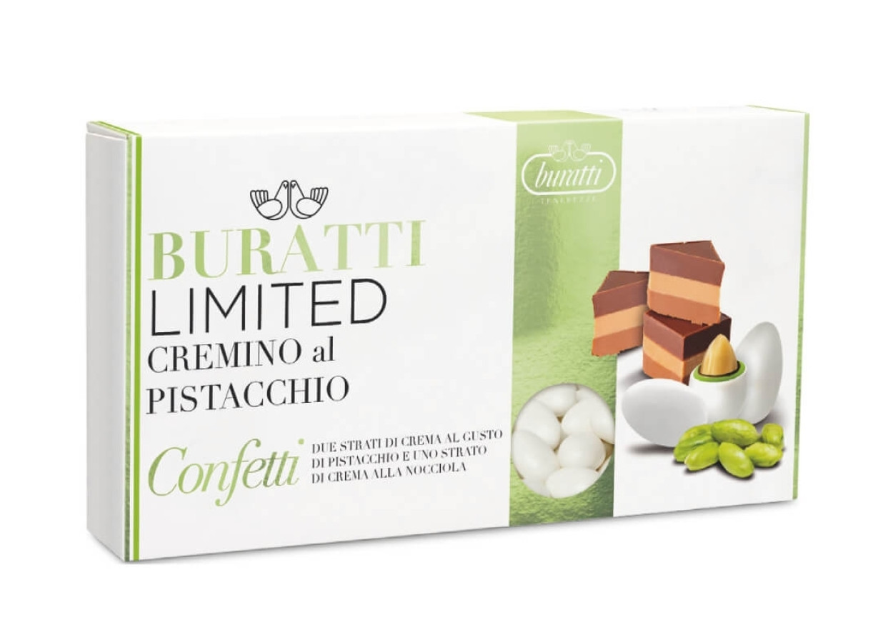 CONFETTI TENEREZZE CREMINO PISTACCHIO BURATTI 1 KG TCPI100