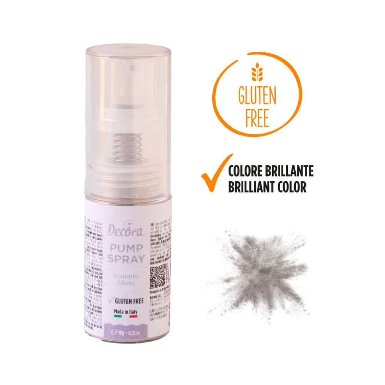 PUMP SPRAY ARGENTO 10GR 9261224