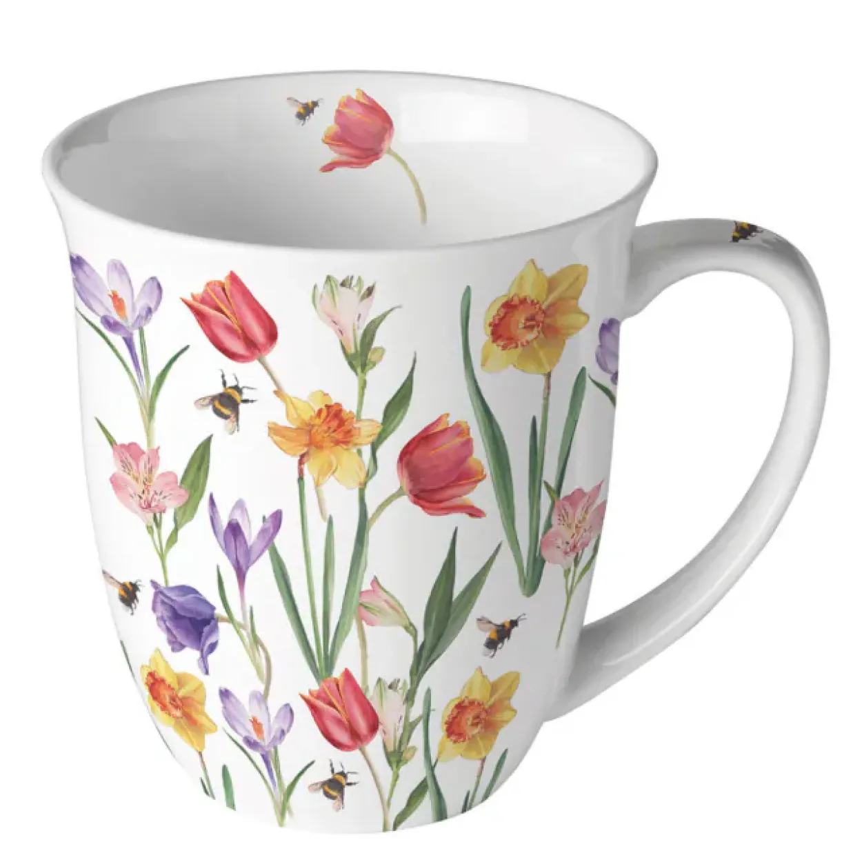 TAZZA CERAMICA FLOWER SPRING 18420350