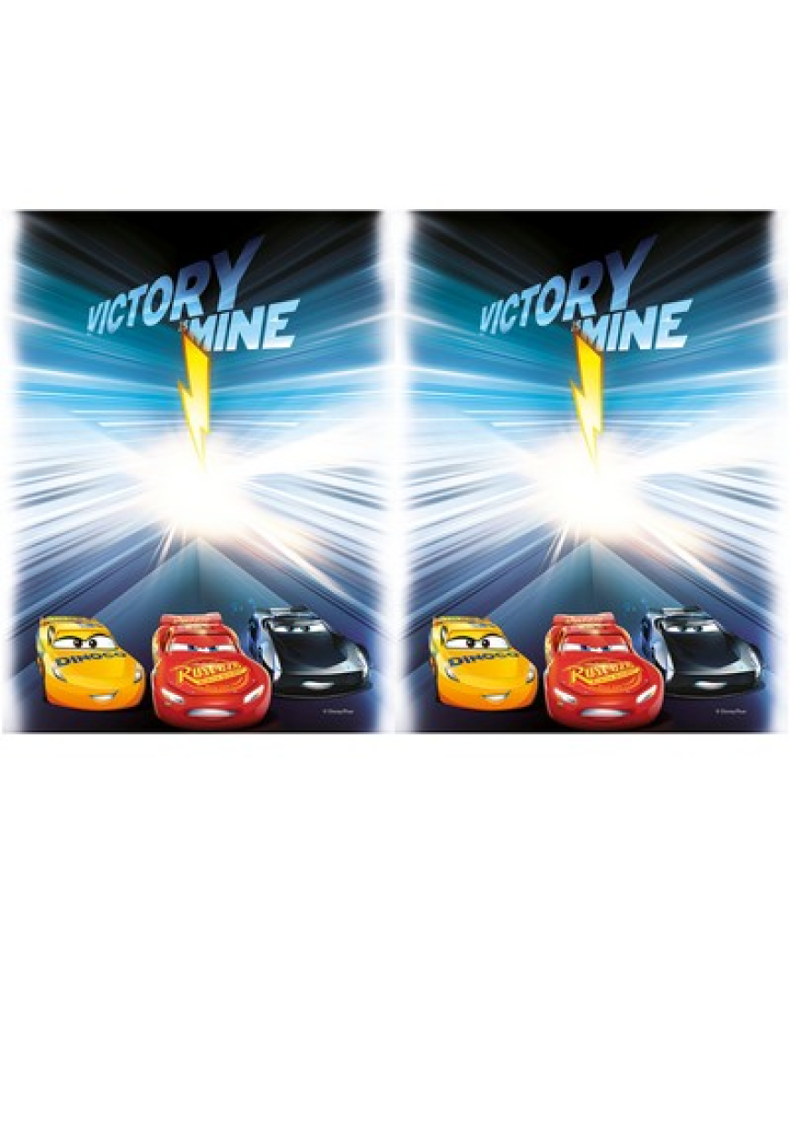 TOVAGLIA 120X180 CARS VICTORY IS MINE 5PR97291
