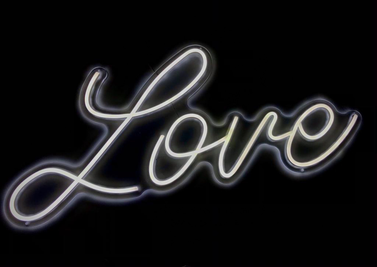 STRIP LED LOVE BIANCO FREDDO 80X35 CM 2112