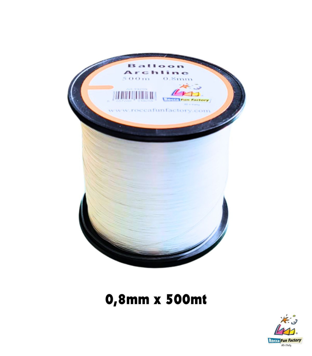 LENZA NYLON TRASPARENTE 0,80mm x 500mt 19259