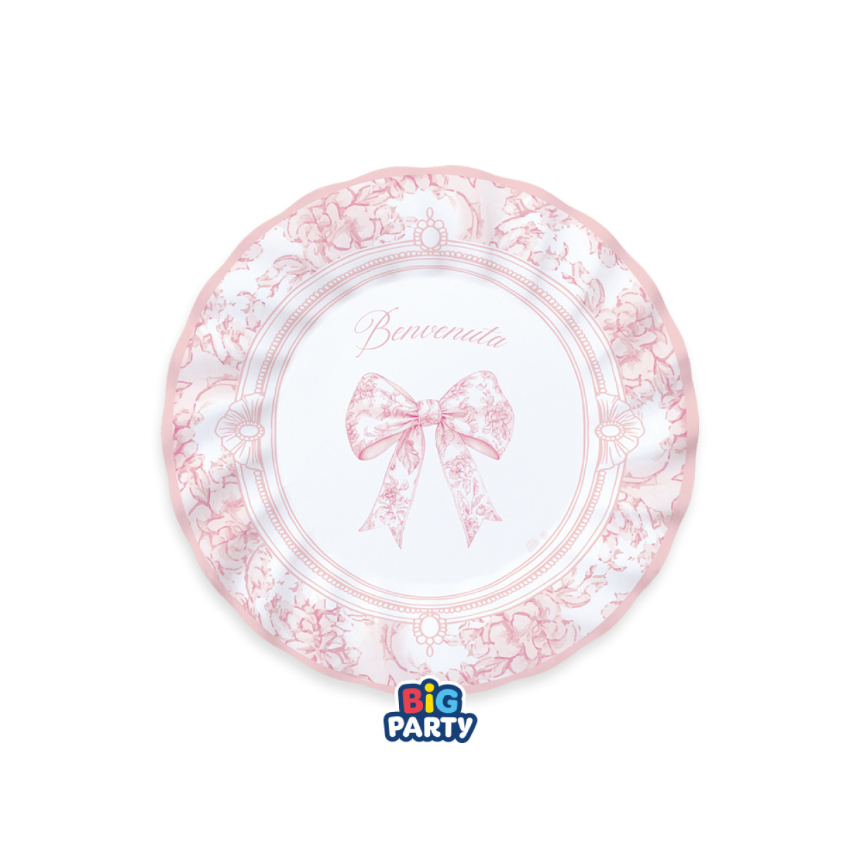 6 PIATTI CM20 BENVENUTA FIOCCO VINTAGE 77141
