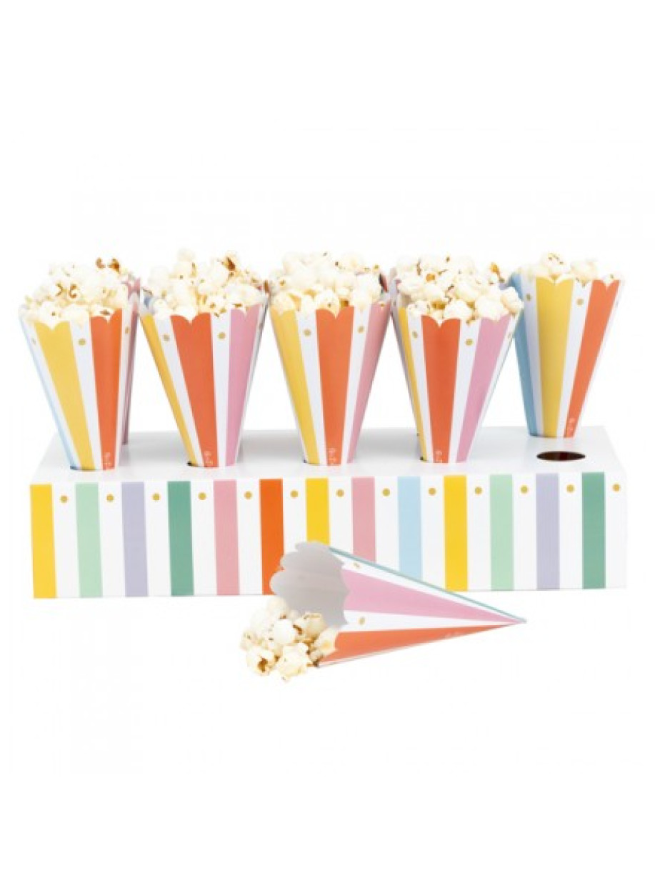 ESPOSITORE IN CARTA 35X15 CM CON 10 CONI 15CM 40736