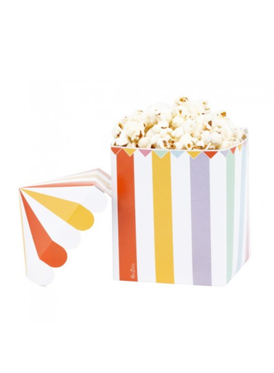 2 PARTY BOX CON COPERCHIO CIRCO 10X18 CM 40734