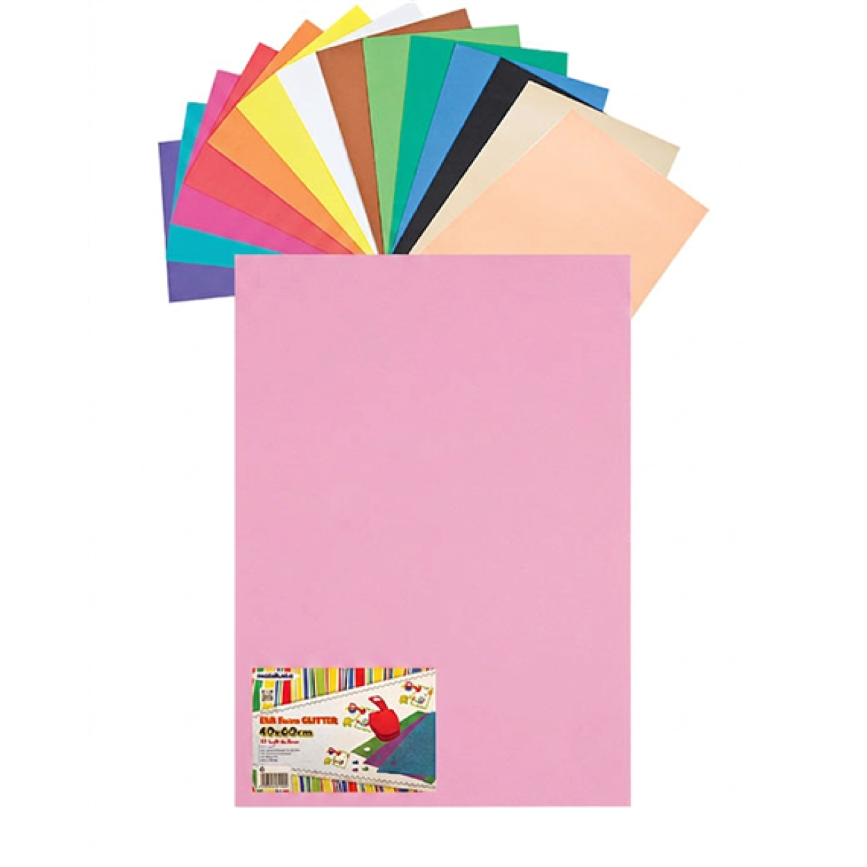 GOMMA EVA 60X40X2 ROSA 23NIK148