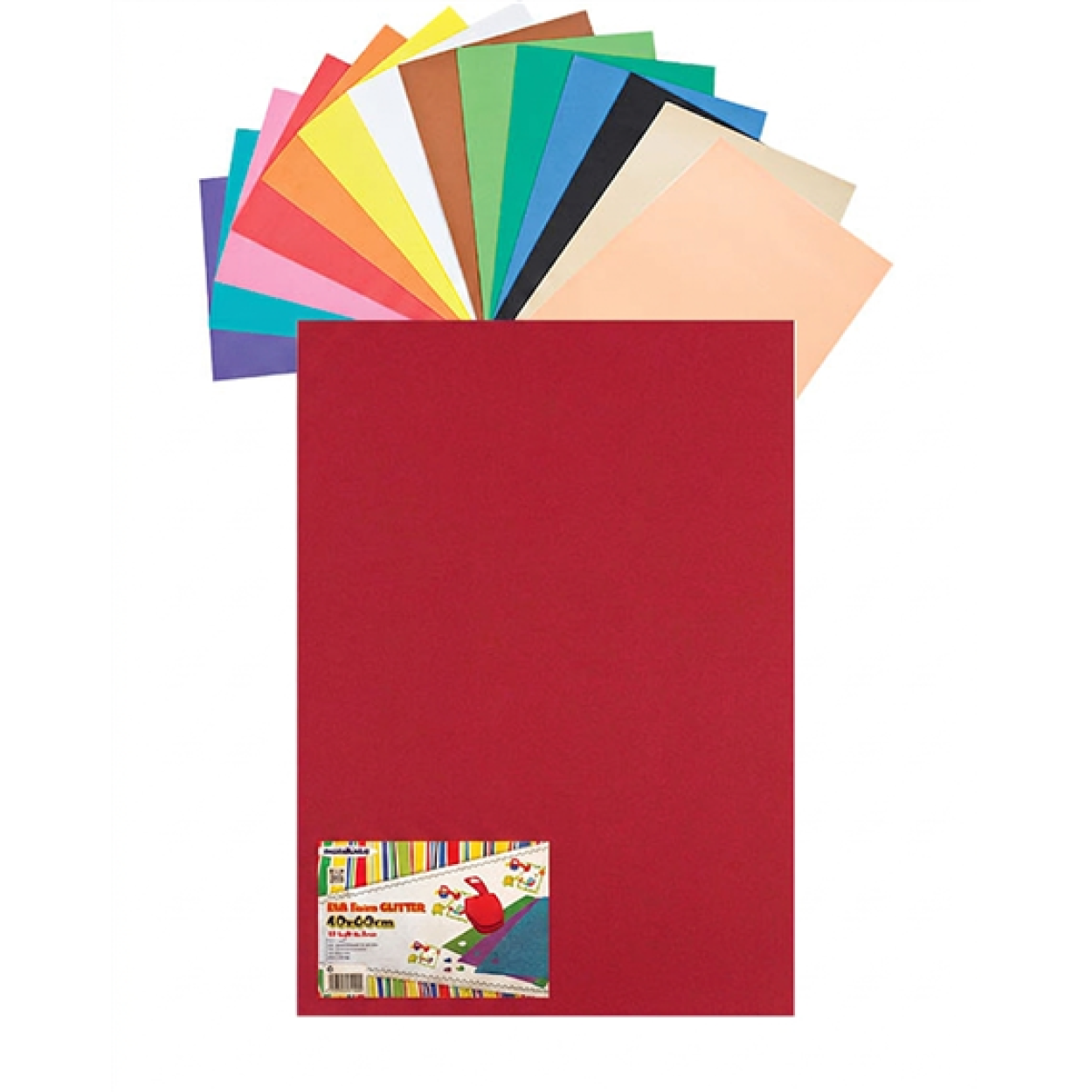 GOMMA EVA 60X40X2 ROSSA 23NIK146