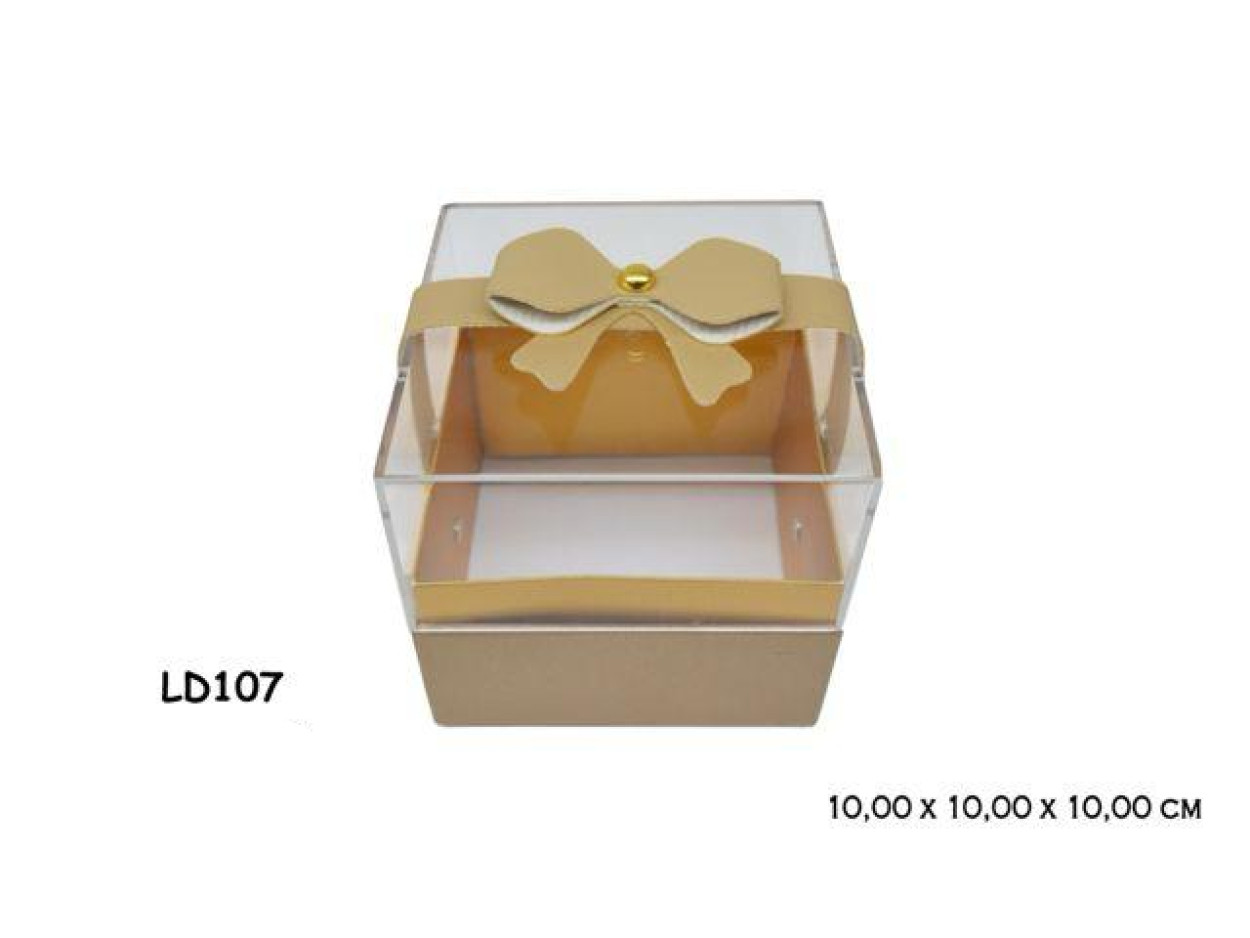 SCATOLA PVC ORO 10X10 LD107