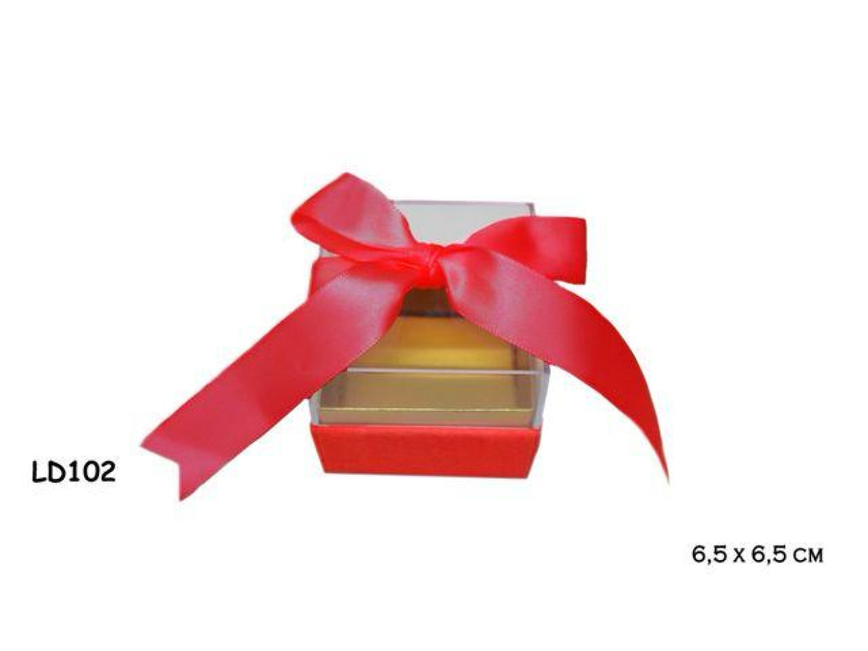 SCATOLA PVC ROSSA 6.5X5.5 LD102