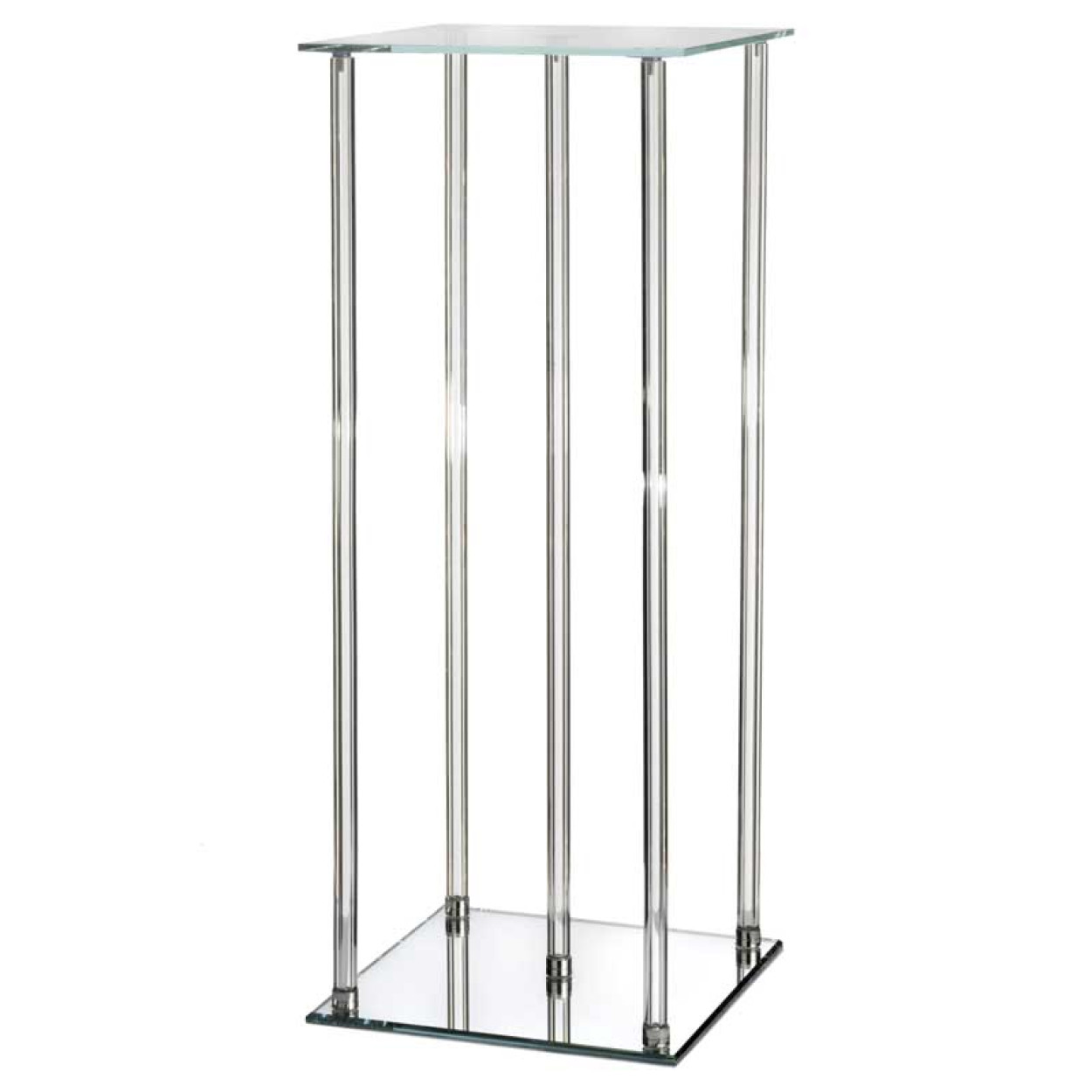 TAVOLINO VETRO 40X40 H100 CA40/100