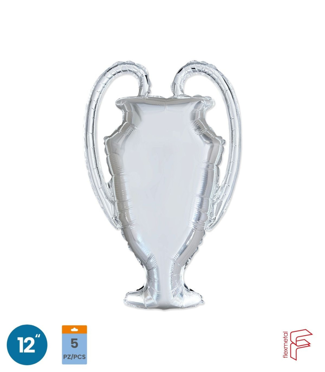 PALLONE FOIL MINI SHAPE COPPA ARGENTO 902959PFX