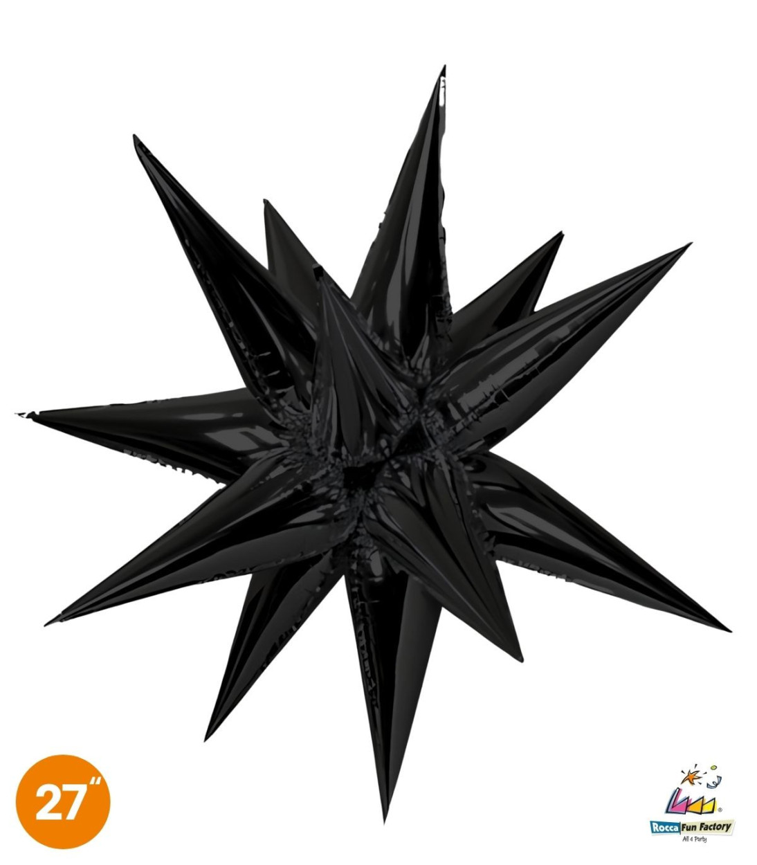 PALLONE FOIL KIT EXPLODING NERO CON VALVOLA 19419-01