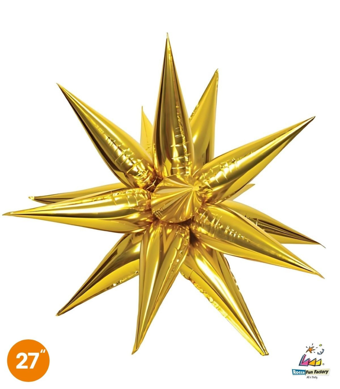 PALLONE FOIL KIT EXPLODING ORO CON VALVOLA 19396-01