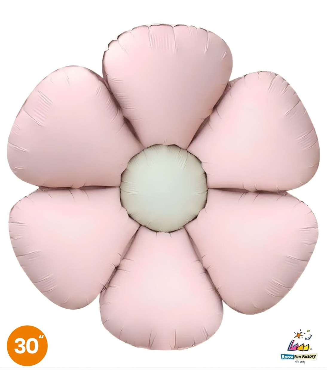 PALLONE FOIL SUPER SHAPE MARGHERITA ROSA BABY SATINATO 19327-01