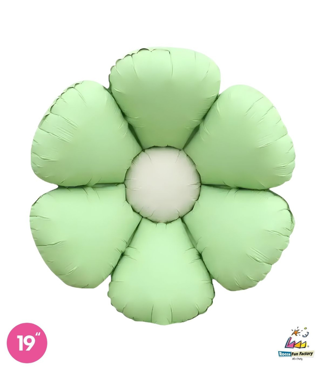 PALLONE FOIL 19" MARGHERITA VERDE MENTA SATINATO 19303-01