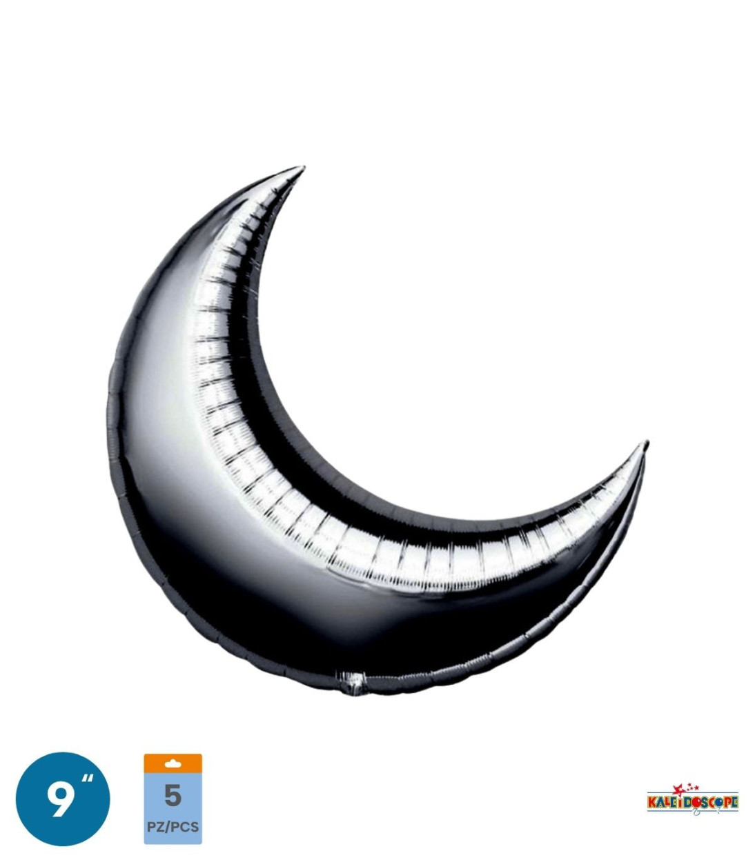 PALLONE FOIL MINI SHAPE LUNA NERA 34611-09
