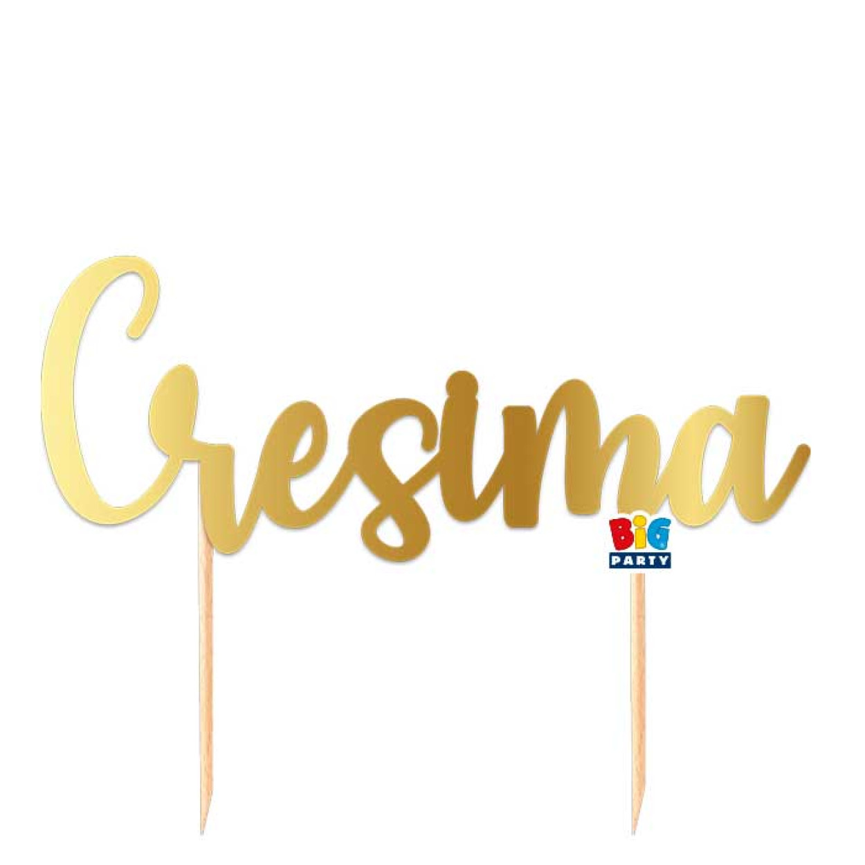 CAKE TOPPER CRESIMA IN CARTA 20X17 75277