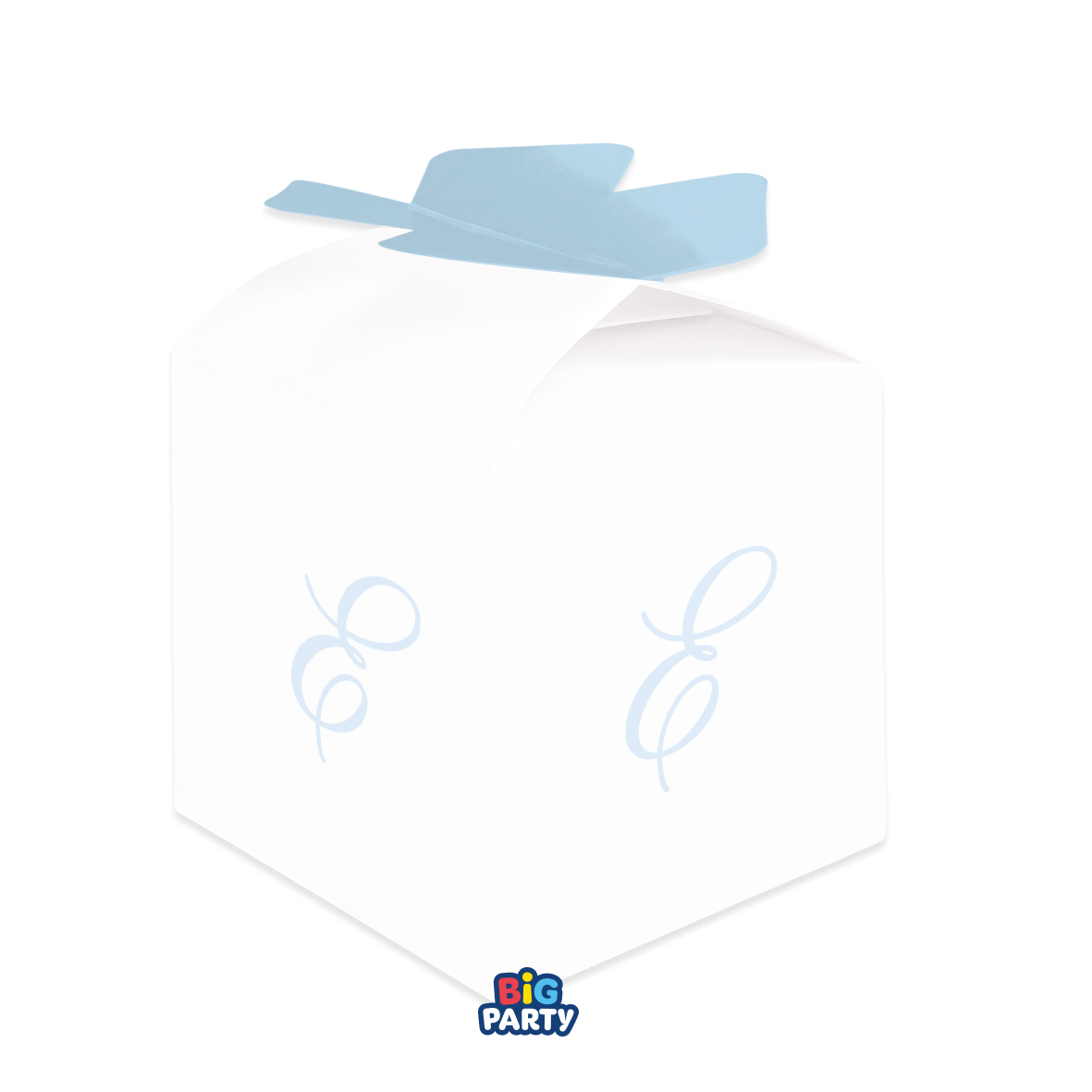 10 SCATOLINE CUBETTO FIOCCO E CELESTE 77420