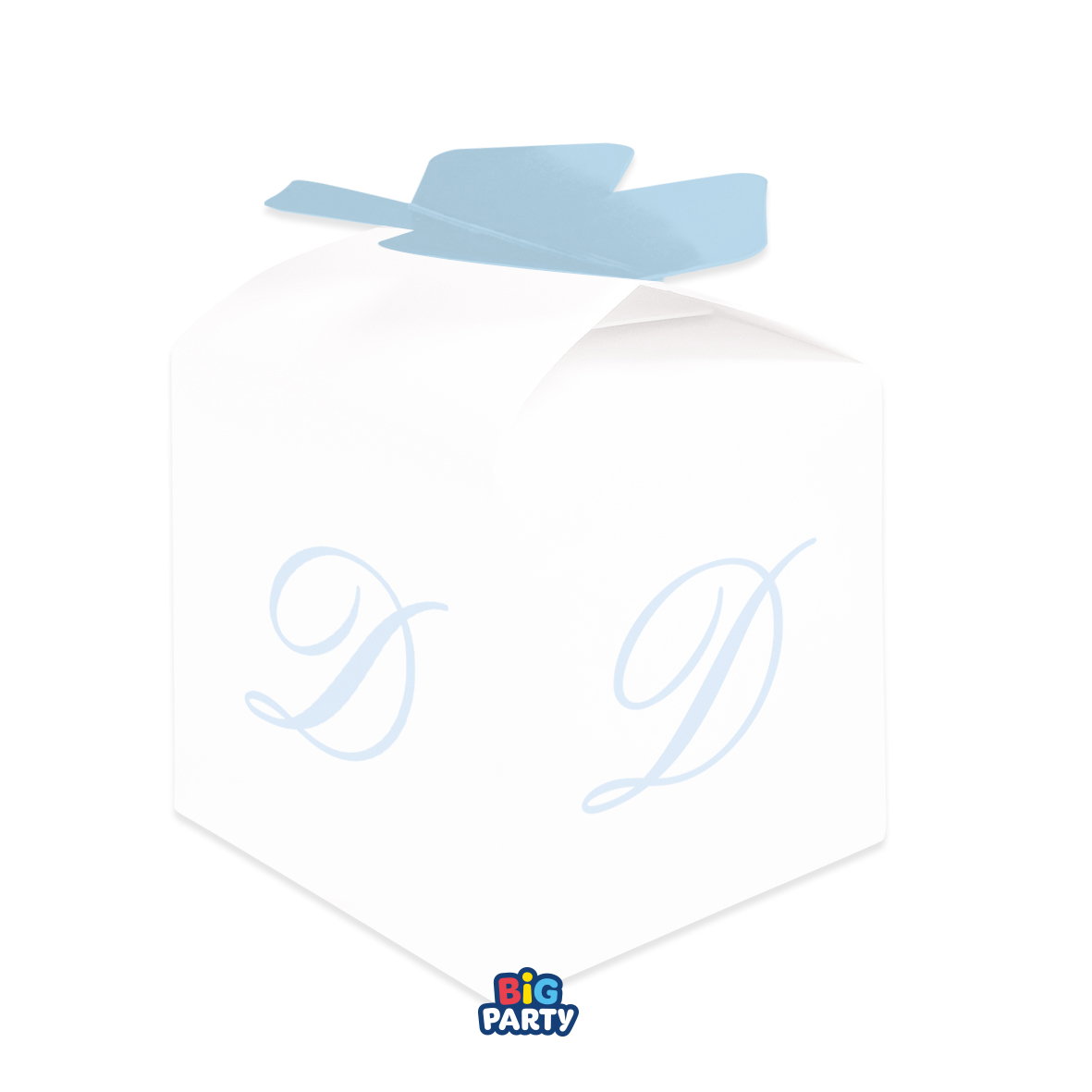 10 SCATOLINE CUBETTO FIOCCO D CELESTE 77419