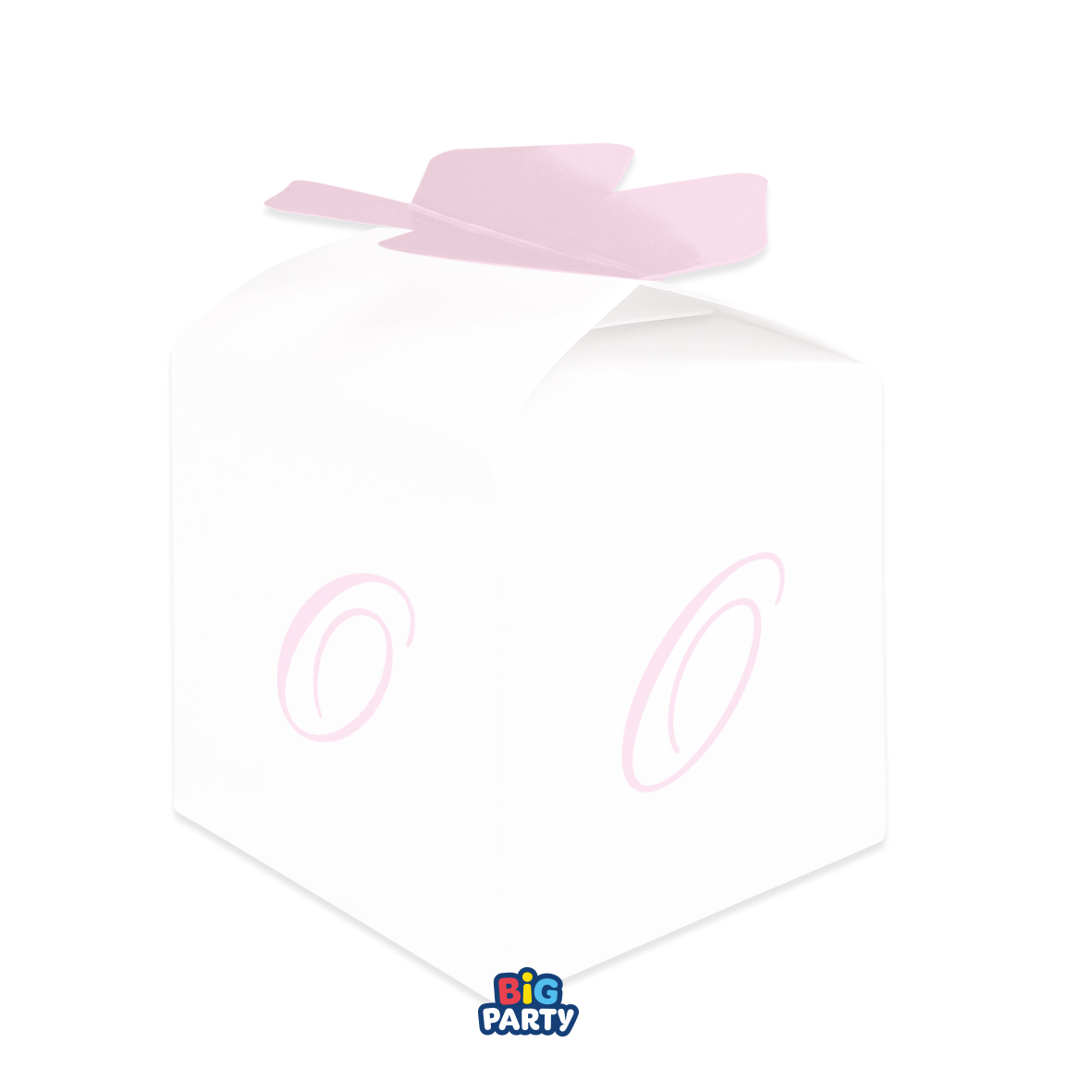10 SCATOLINE CUBETTO FIOCCO O ROSA 77404