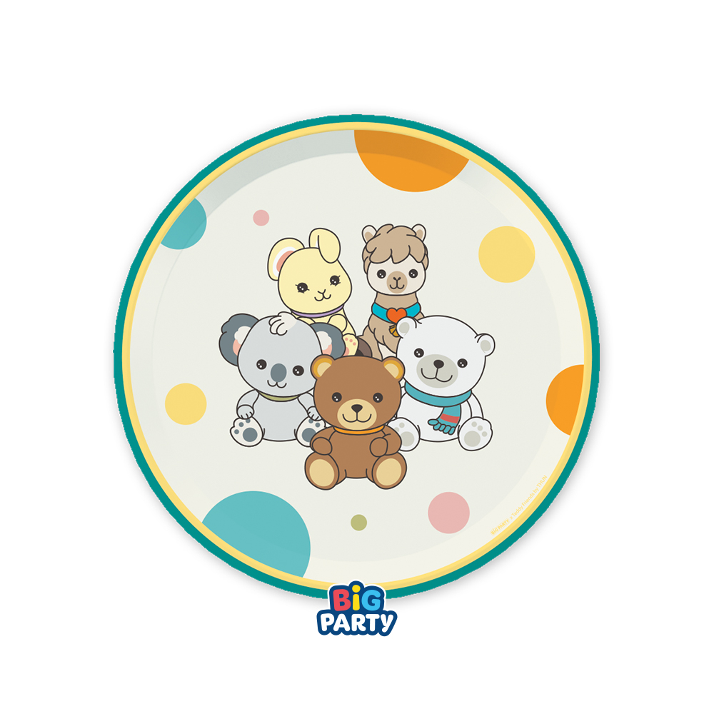 6 PIATTI 20CM TEDDY FRIENDS 77094